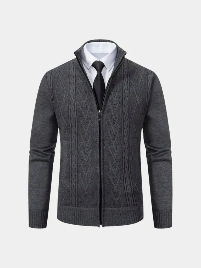 Men’s Knit Sweater – Essential Old Money Casual Everyday Knitwear SPECTER