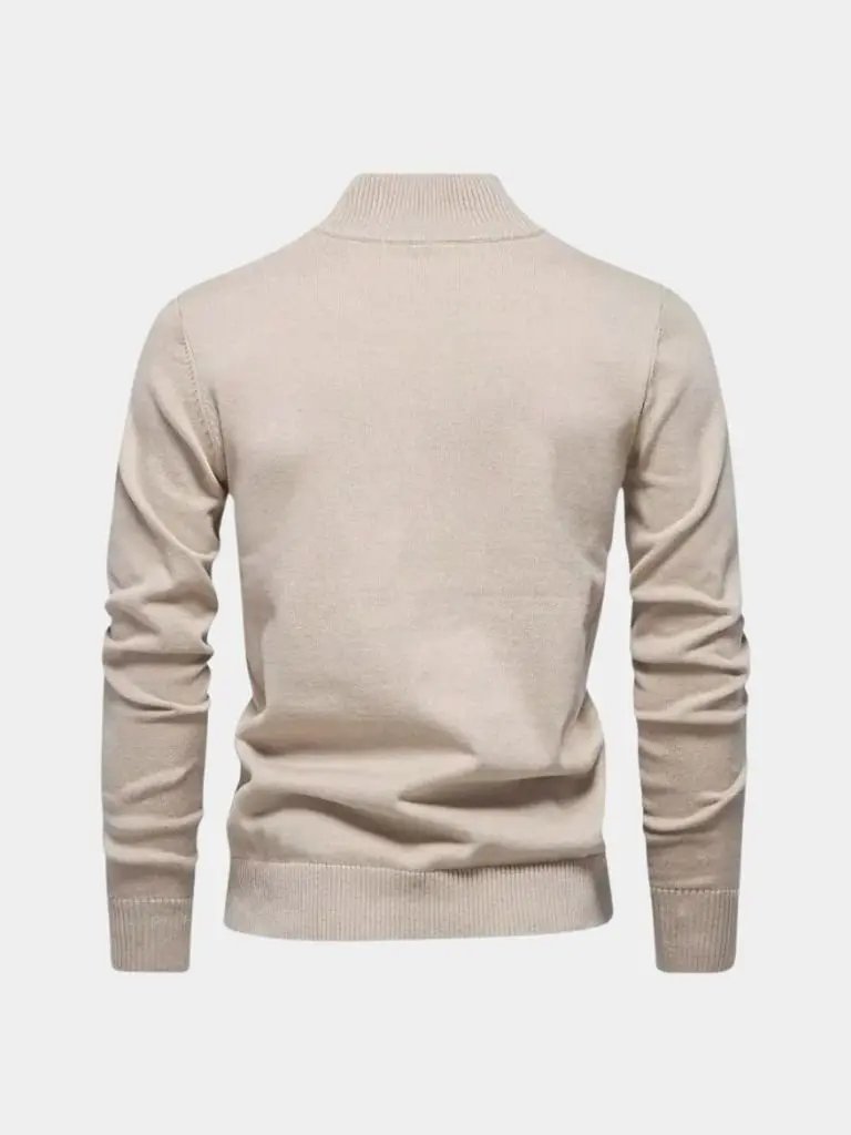 Men’s Knit Cardigan Sweater – Half Zip Knitwear Casual Everyday Knitwear SPECTER