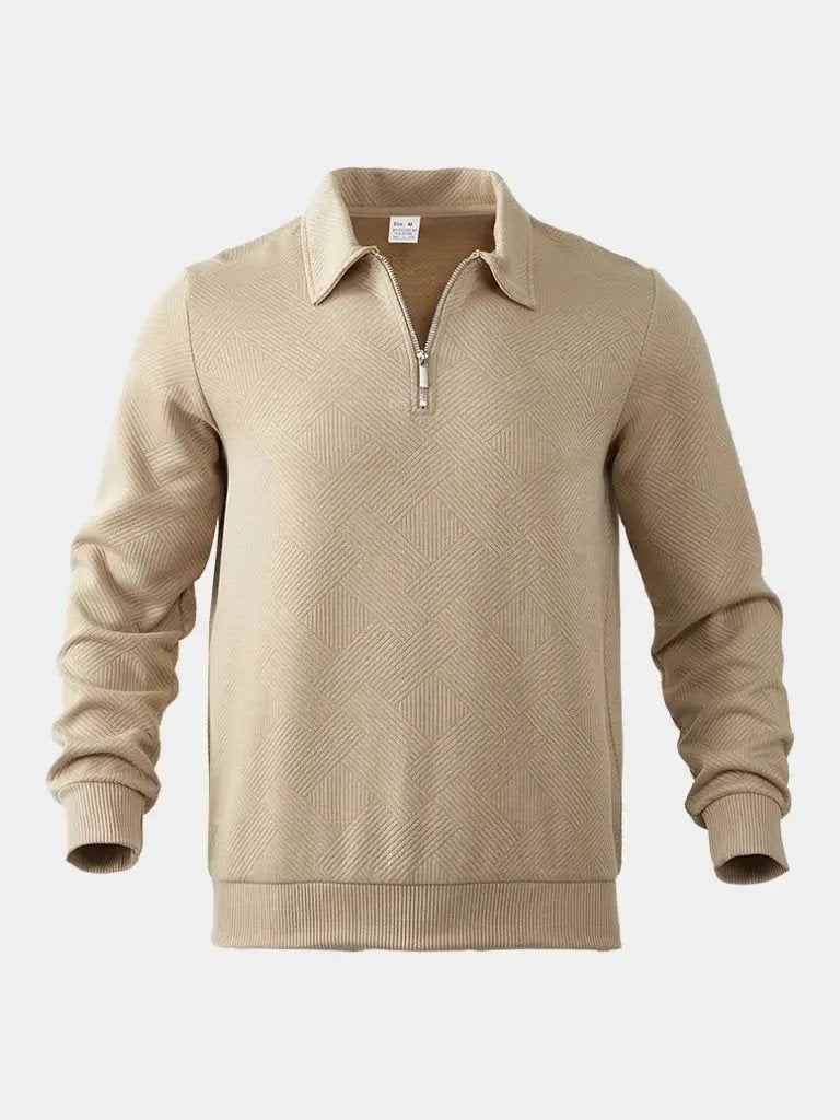 Men’s Knit Sweater – Sandmoor Luxe Casual Everyday Knitwear SPECTER